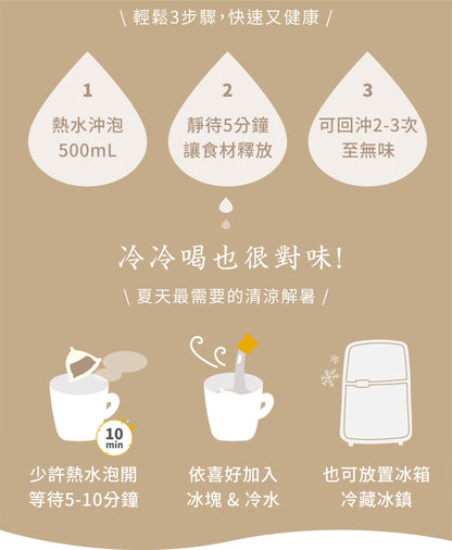 新譯漢方 淨舒薏苓茶｜漢方養生茶包 【調整體質】 See In Herb ANTI-EDEMA TEA (21入)