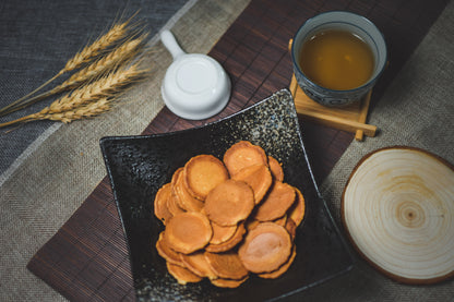 一品名 月圓燒-奶茶口味 250g (蛋奶素)
